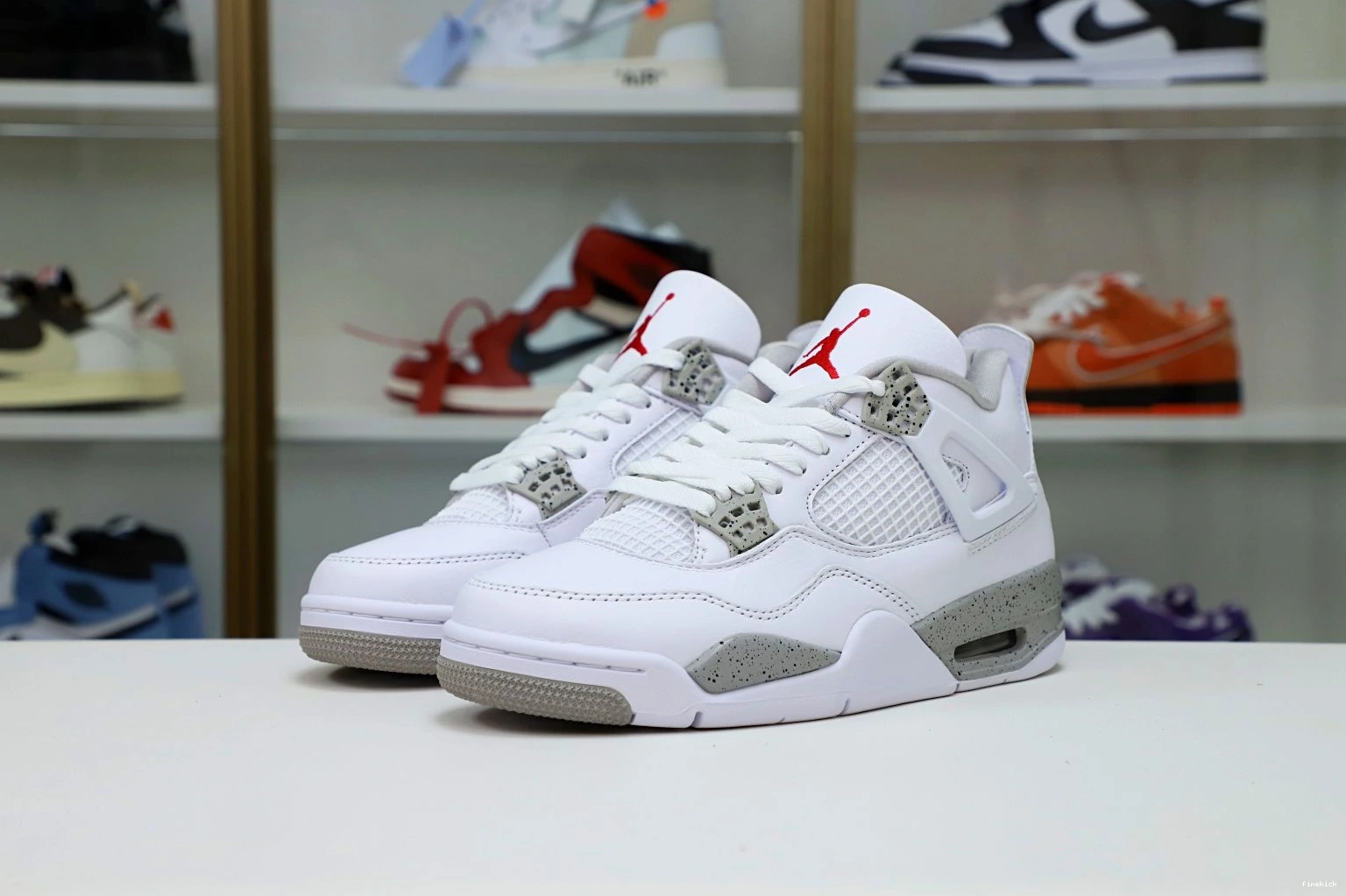 4 JORDAN 'WHITE OREO' RETRO AIR 0725